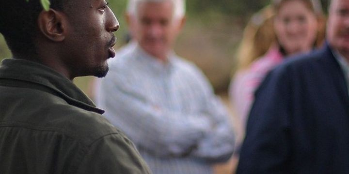 Guide At The Caves