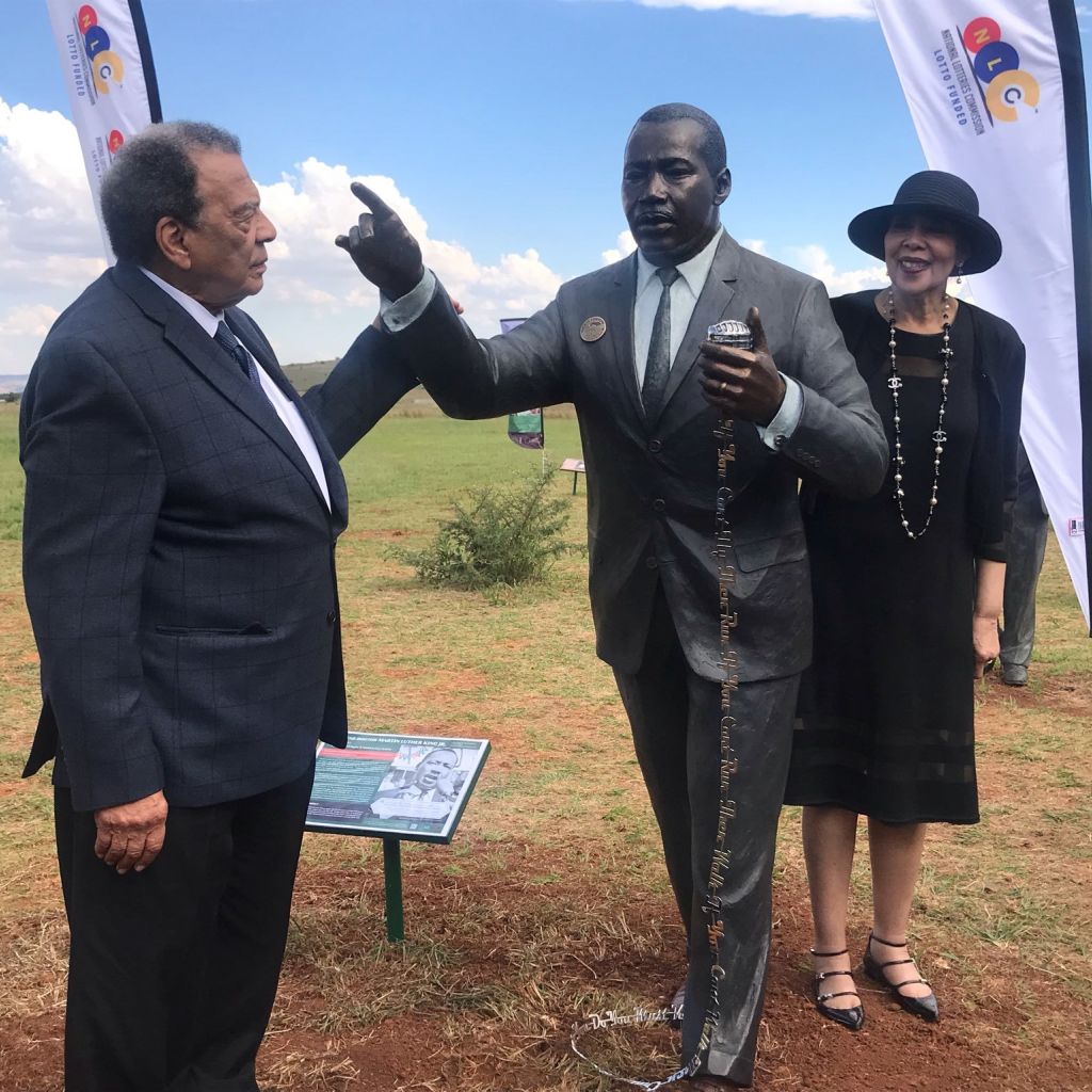 Martin Luther King Jnr Statue Unveiling