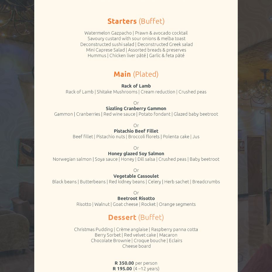 Maropeng Xmas Lunch Menu 2019 1 New 1