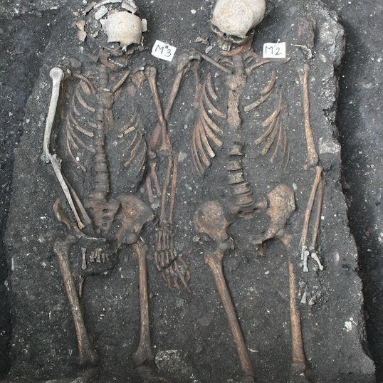 Skeletons Holding Hands Cluj Napoca Romania 2