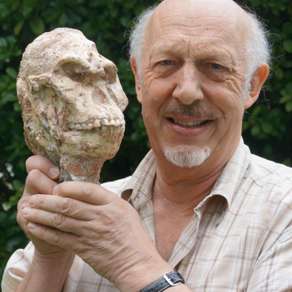 Prof Rj Clarke Wth Little Foot